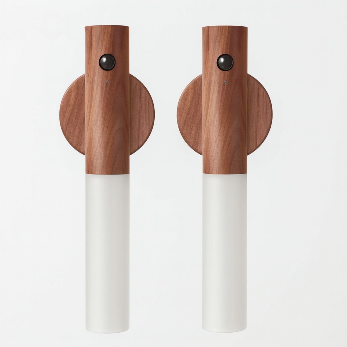 Magnetische Lampe in Holzoptik mit Sensor