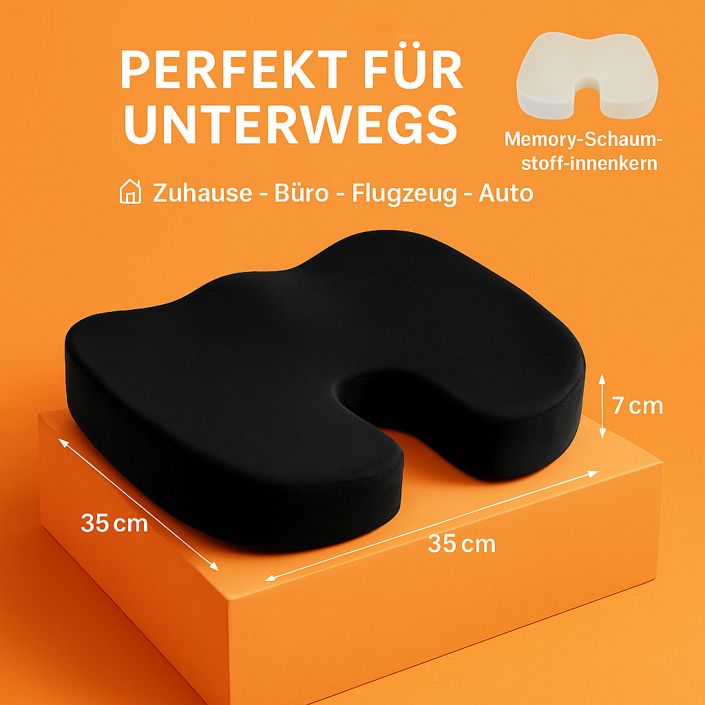 Sitzkissen Memory-Schaum