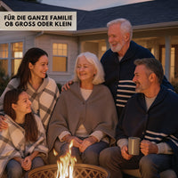 Poncho - Tragbare Decke / Kuschel Poncho