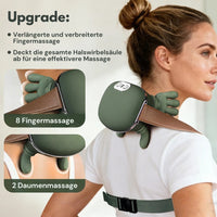 NeckEase - 4D Nackenmassagegerät – Kabellos, Wärmefunktion & Tiefenentspannung