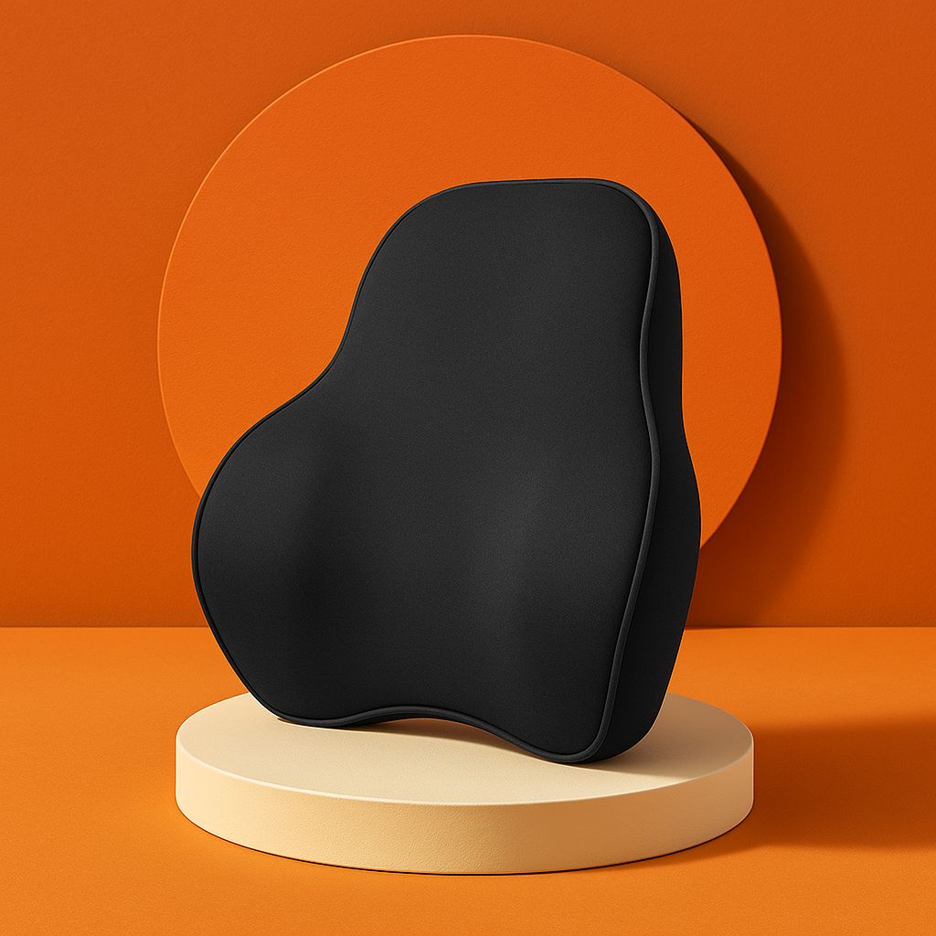 AutoComfort Ergonomisches Nacken- & Lordosenstützkissen für Autositze