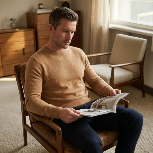 Eleganter Feinstrickpullover - Rundhals