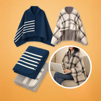 Poncho - Tragbare Decke / Kuschel Poncho